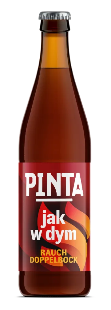 PINTA Jak w Dym Rauch Doppelbock pivo 500 ml uzené