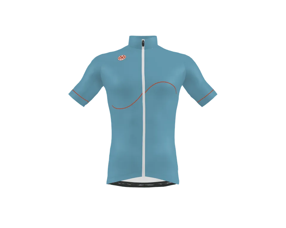 Westmalle cyklistický dres pánský modrý lehký
