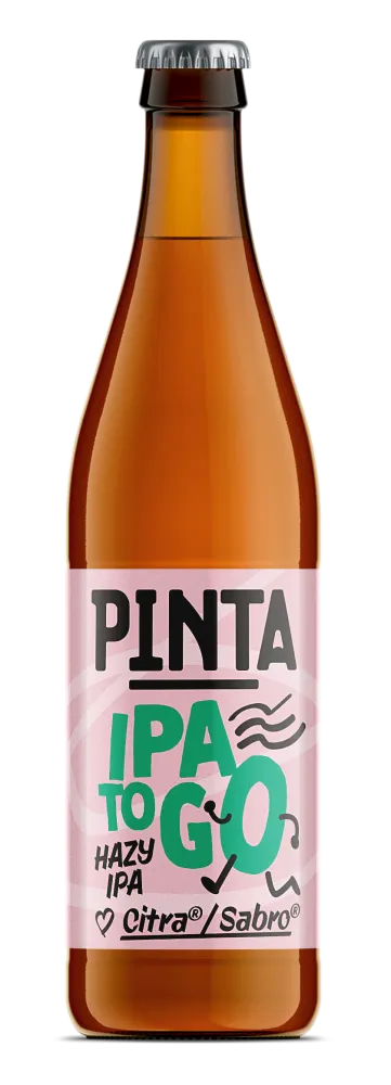 Pinta IPA To Go Hazy IPA Citra Sabro pivo 500 ml