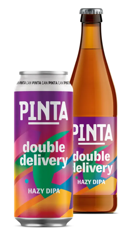 Browar Pinta Double Delivery Hazy DIPA pivo láhev silná