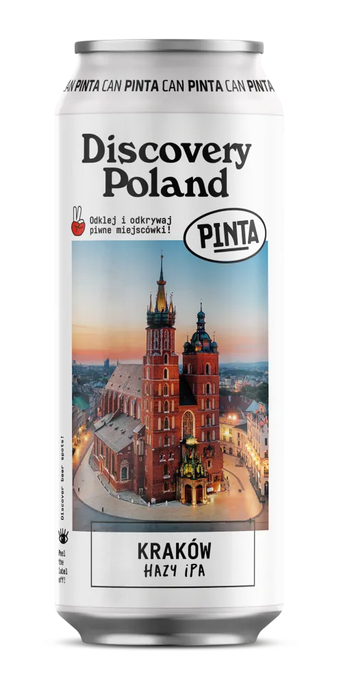 Pinta Discovery Poland Kraków Hazy IPA pivo 500 ml 6,5%