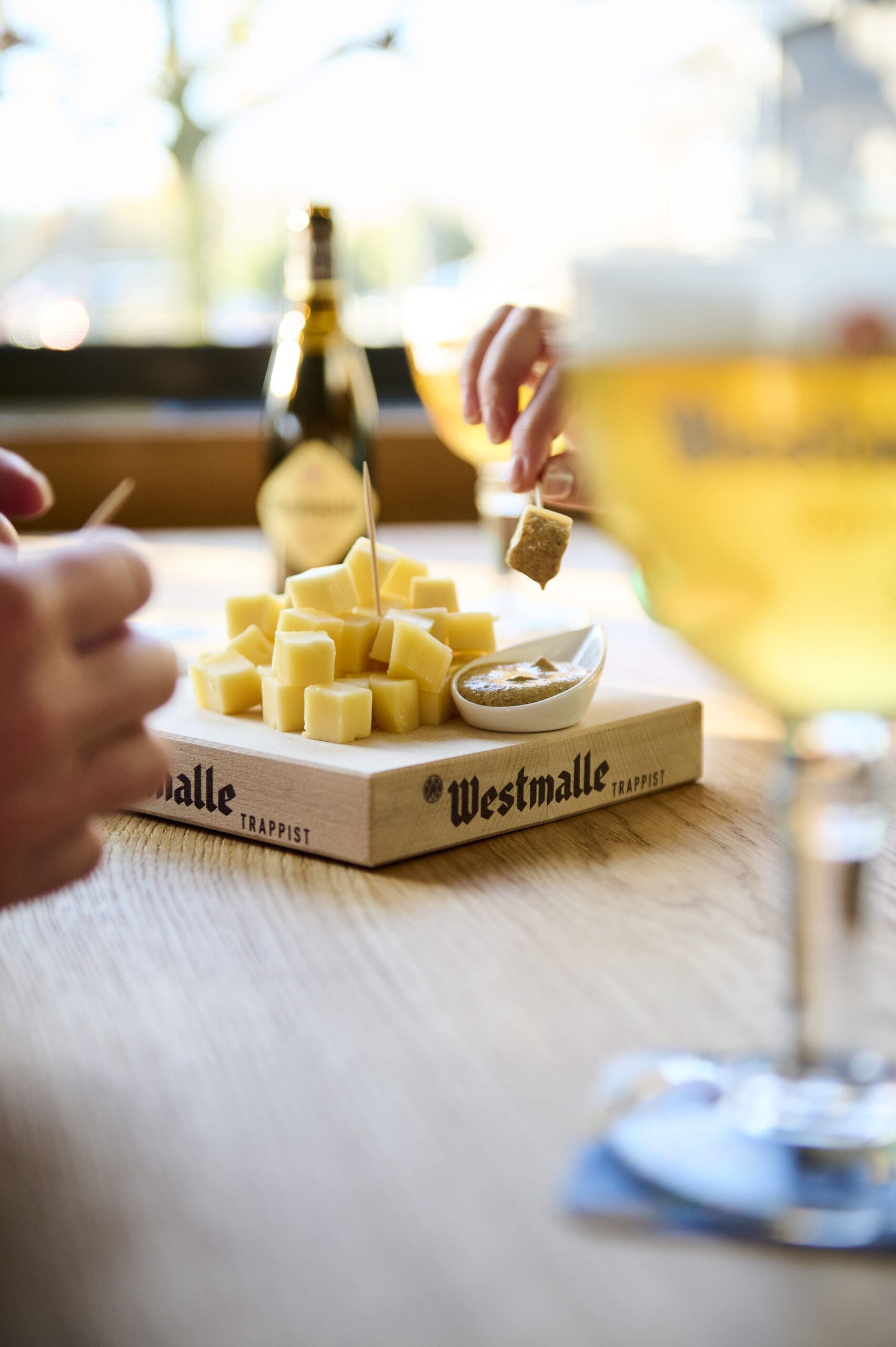 Westmalle sýrové prkénko dřevěné 17,5 cm