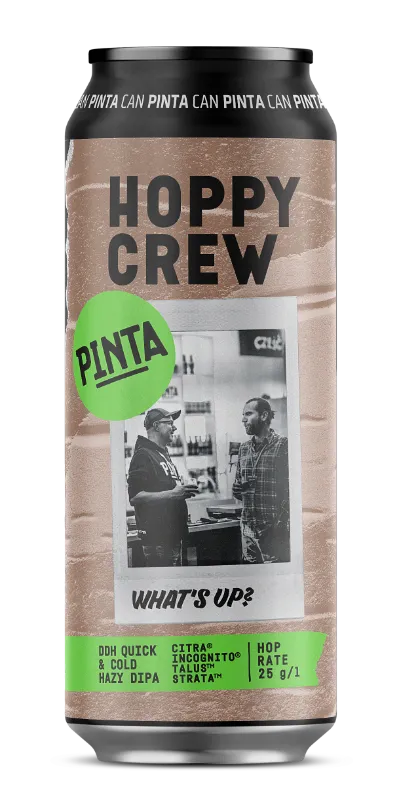 Pinta Hoppy Crew What's Up? Hazy DIPA 500 ml silná