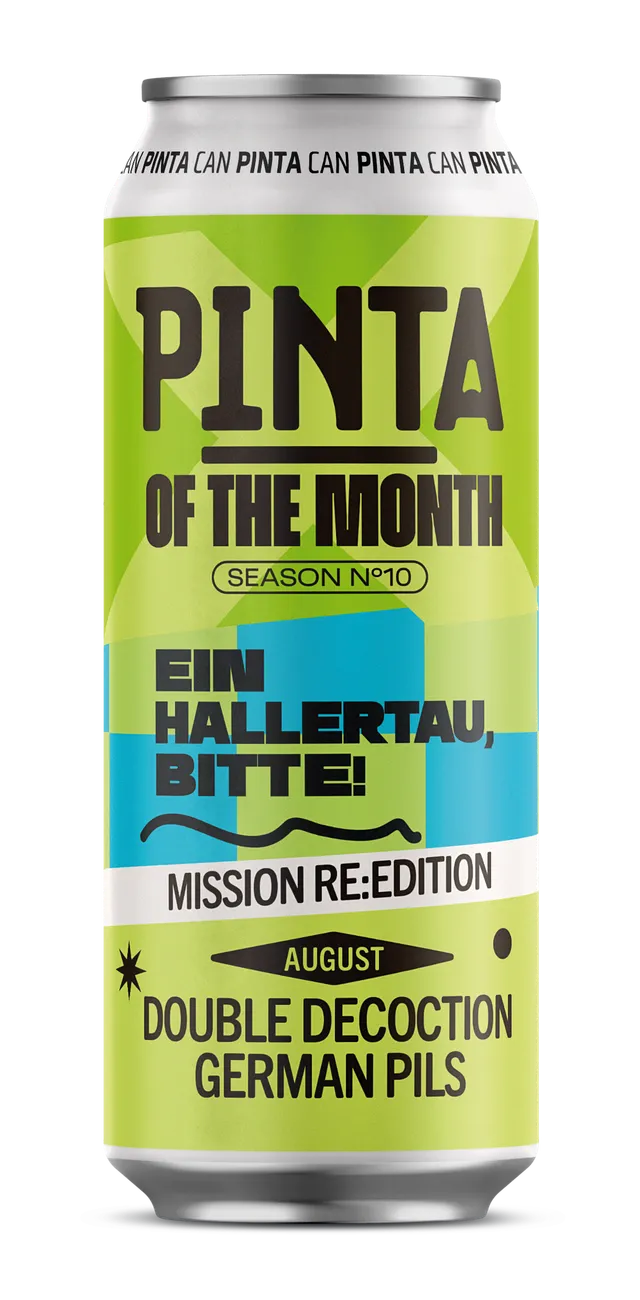 Browar PINTA Ein Hallertau Bitte Pils 500 ml chmelový