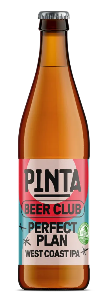 PINTA Perfect Plan West Coast IPA pivo hořké