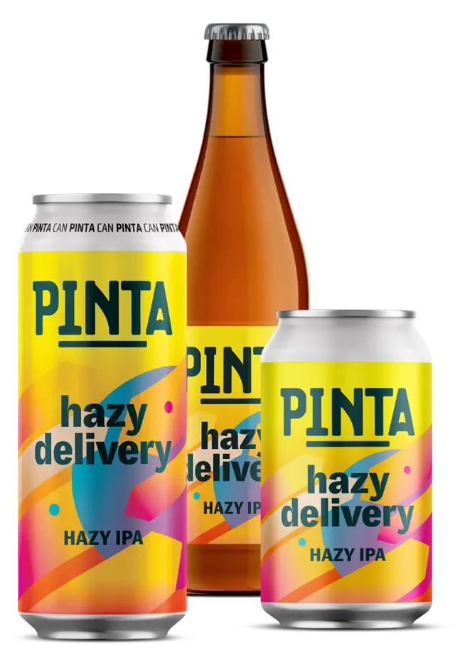 Pinta Hazy Delivery Hazy IPA pivo 500 ml svěží