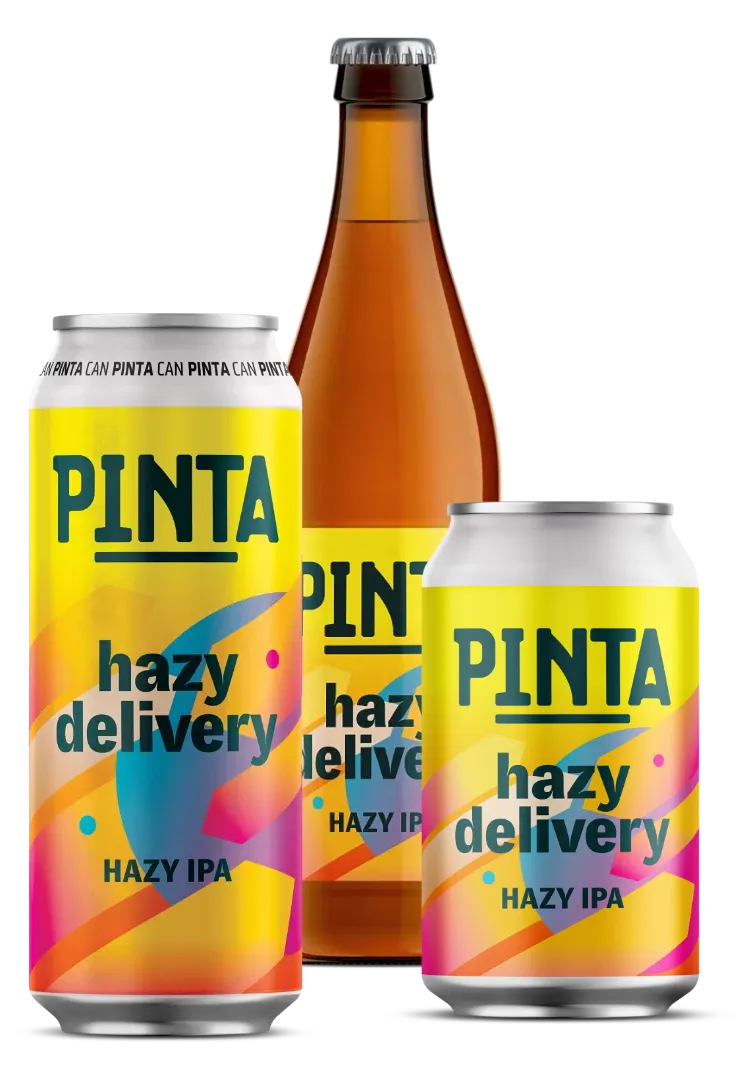 Pinta Hazy Delivery Hazy IPA pivo 500 ml svěží