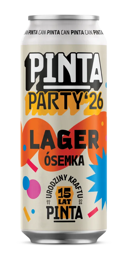 Browar PINTA Party 26 Lager plechovka lehká 3,5%