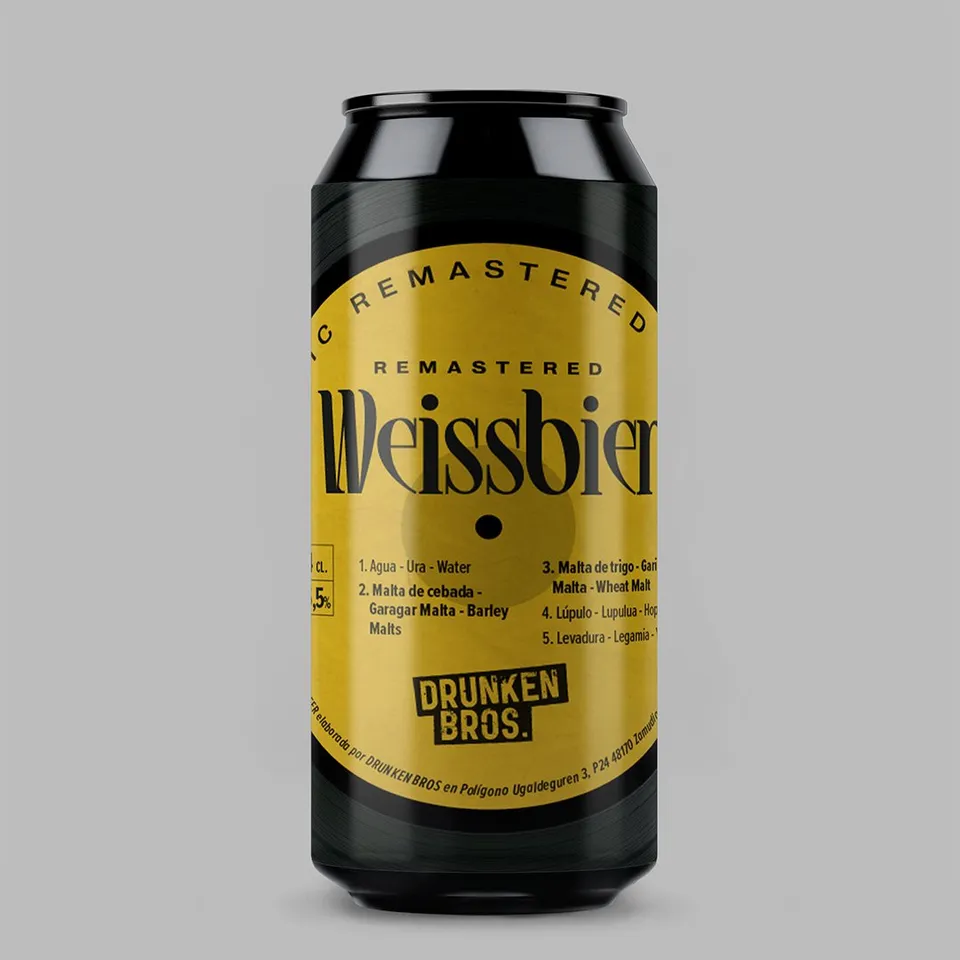 Drunken Bros. Remastered Weissbier pšeničné pivo jemné