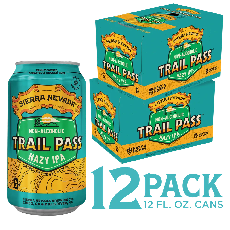 Sierra Nevada Trail Pass Hazy IPA nealko zakalené pivo