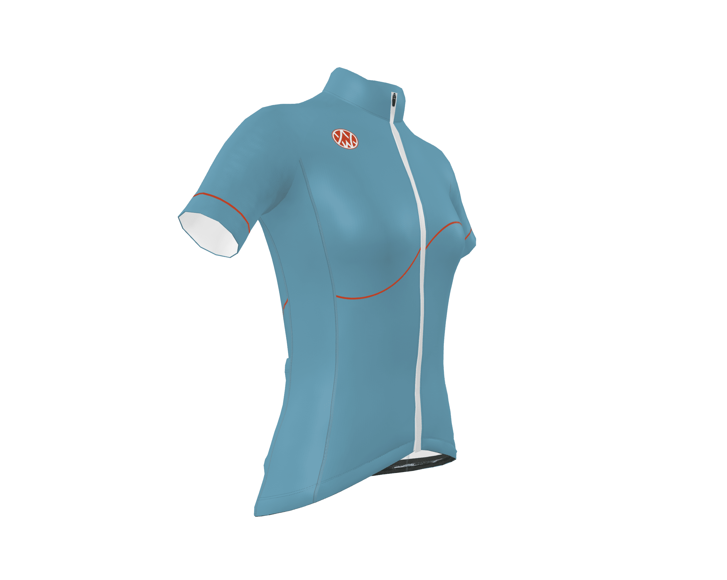 Westmalle cyklistický dres dámský modrý prodyšný
