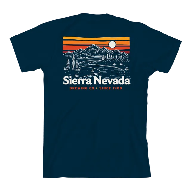 Sierra Nevada Trail tričko navy bavlněné