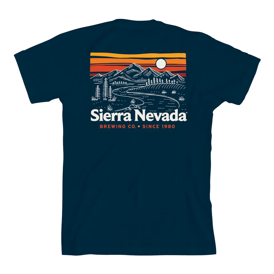Sierra Nevada Trail tričko navy bavlněné