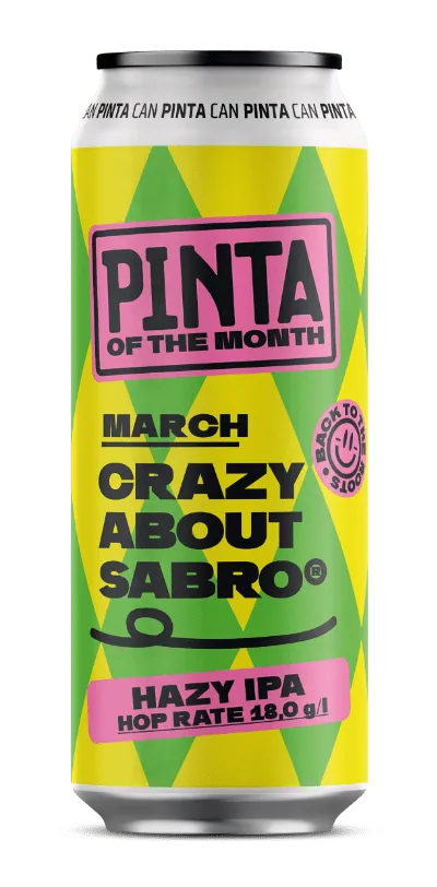 Pinta Crazy About Sabro Hazy IPA pivo 500 ml kokosové