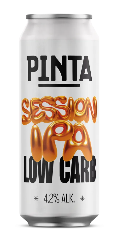 PINTA Low Carb Session IPA pivo 500 ml lehké 4,2 %