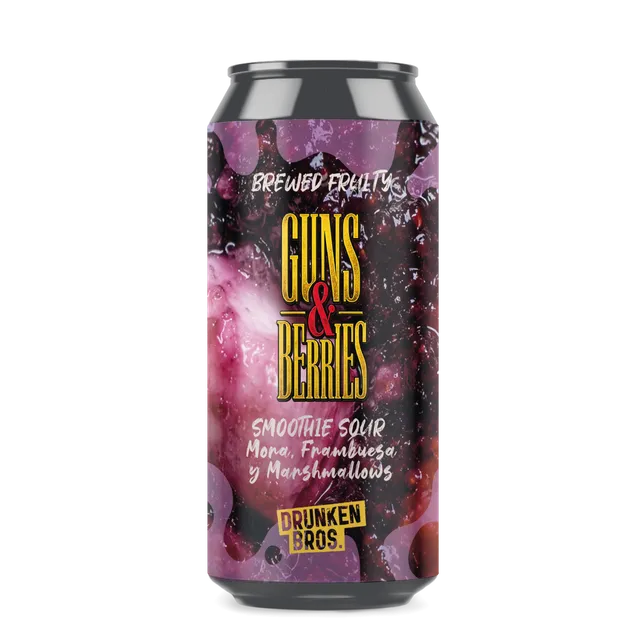 Drunken Bros. Guns & Berries pivo 4×440 ml ovocné