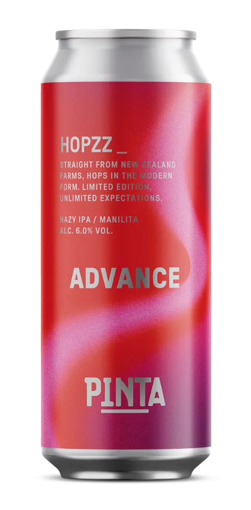 PINTA Hopzz Advance Hazy IPA plechovka 500 ml Manilita