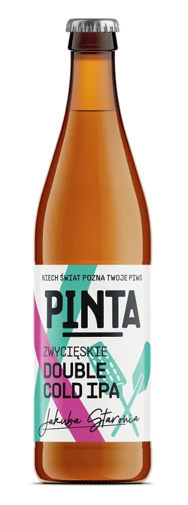PINTA Zwycięskie Double Cold IPA pivo 500 ml