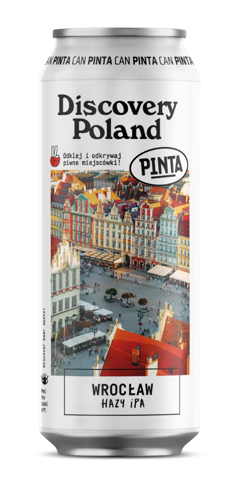 Browar PINTA Discovery Poland Wrocław Hazy IPA pivo 7,0 %