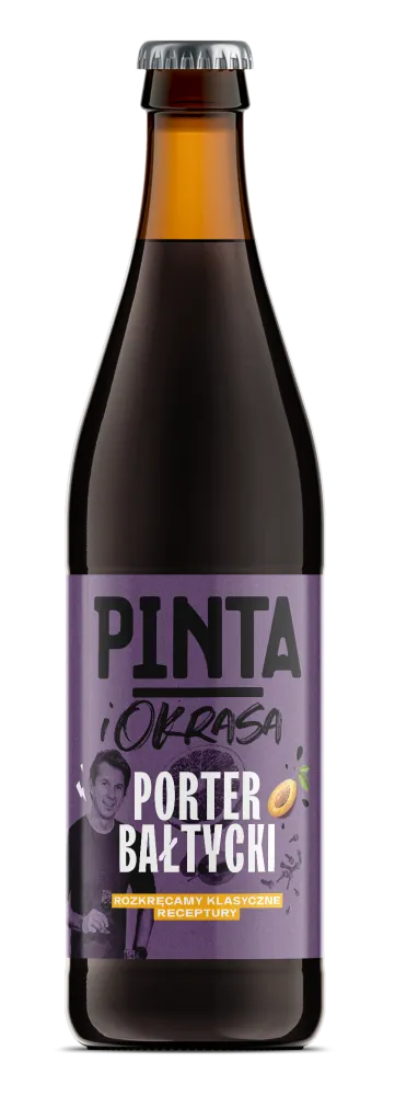Browar PINTA i Okrasa Porter Bałtycki pivo 500 ml silné