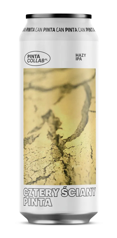 Browar Pinta Collab Cztery Ściany Hazy IPA pivo 500 ml 6,5%