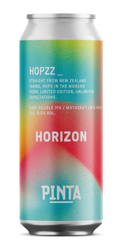 PINTA Hopzz_ Horizon Hazy Double IPA pivo 500 ml citrusové