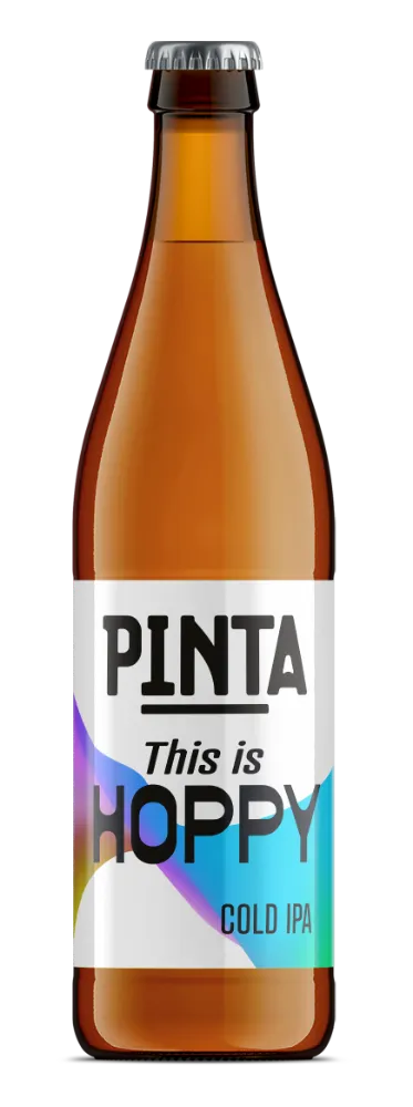PINTA This is HOPPY Cold IPA pivo 500 ml chmelové