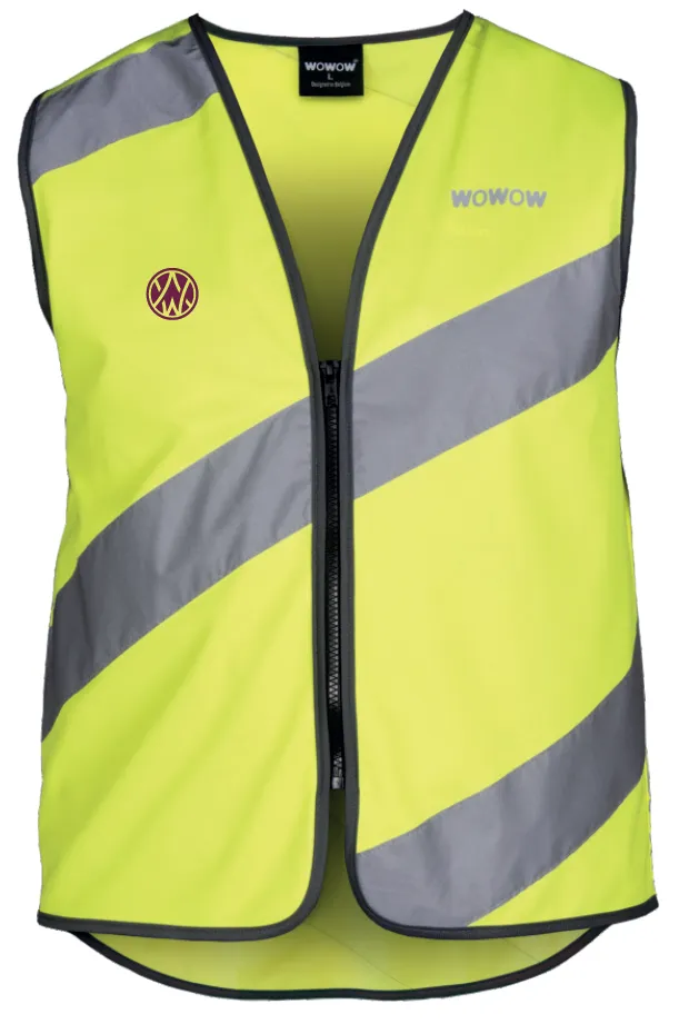 Westmalle reflexní vesta se zipem žlutá