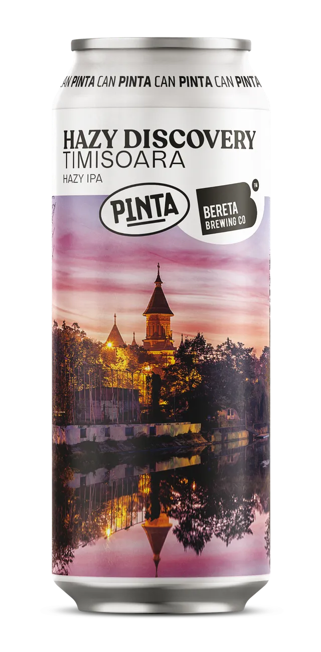 Pinta Hazy Discovery Timisoara Hazy IPA plechovka