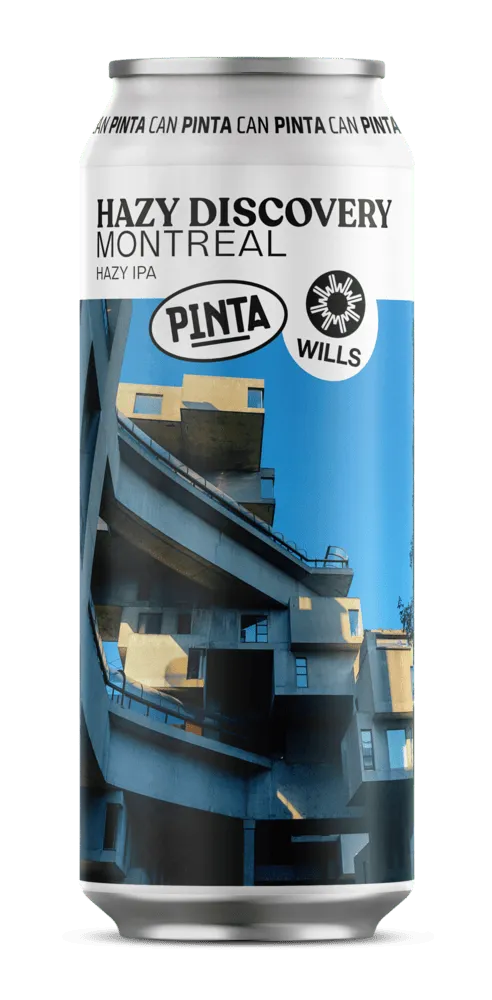 PINTA Hazy Discovery Montreal pivo Hazy IPA 500 ml Citra