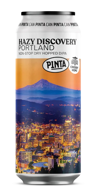 PINTA Hazy Discovery Portland DIPA 8,1% chmelové pivo