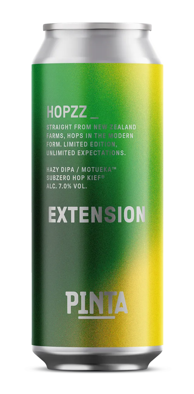 PINTA Hopzz_ Extension Hazy Double IPA pivo 500 ml tropické