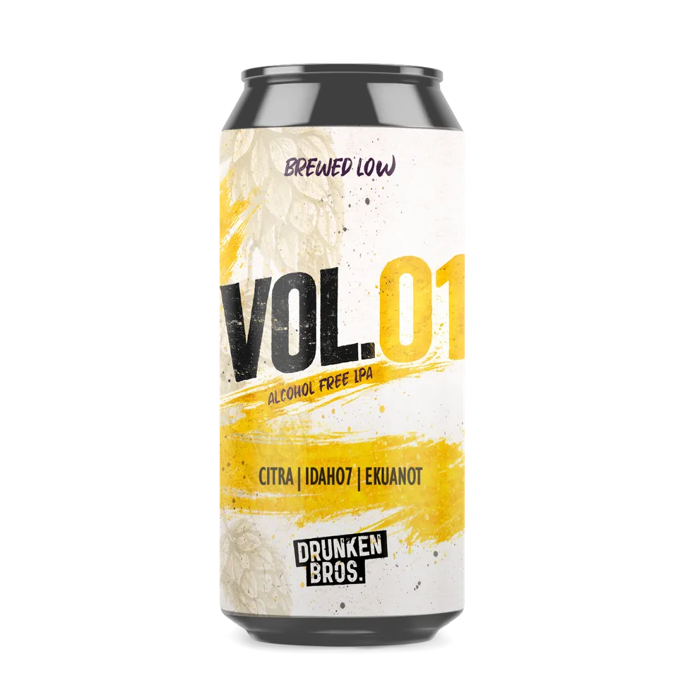 Drunken Bros. Vol.01 Alcohol Free IPA nealko pivo chmelové