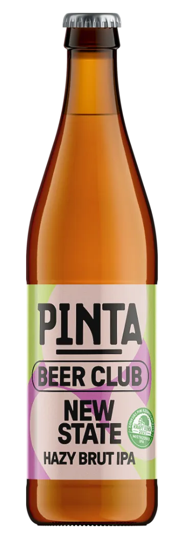Pinta Beer Club New State Hazy Brut IPA pivo 500 ml