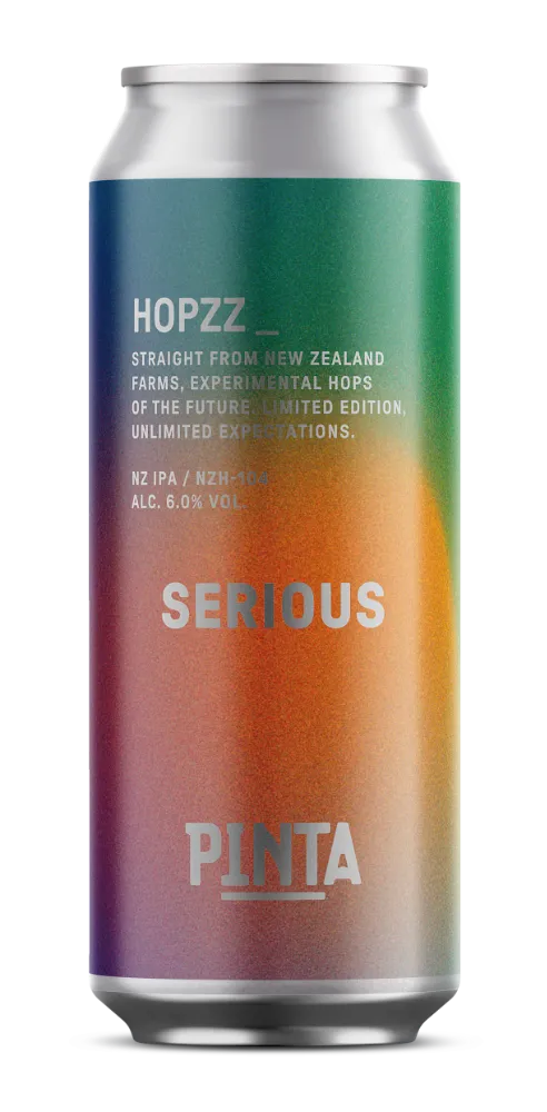 Browar Pinta Hopzz Serious NZ IPA pivo plechovka limitovaná
