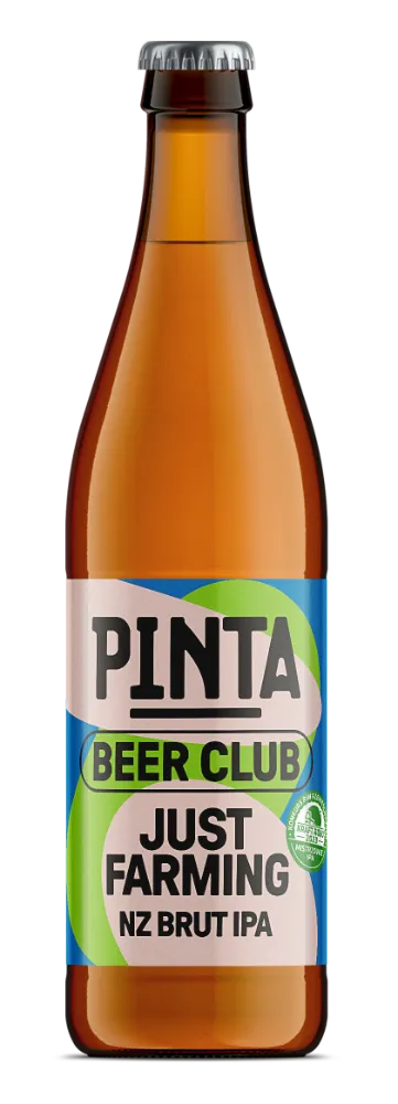 Browar Pinta Beer Club Just Farming NZ Brut IPA pivo 500 ml