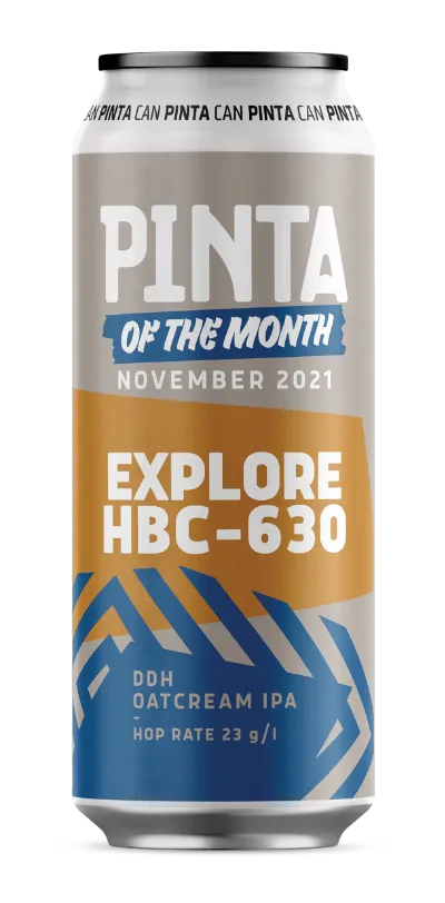 Pinta Explore HBC-630 pivo DDH Oat Cream IPA mango