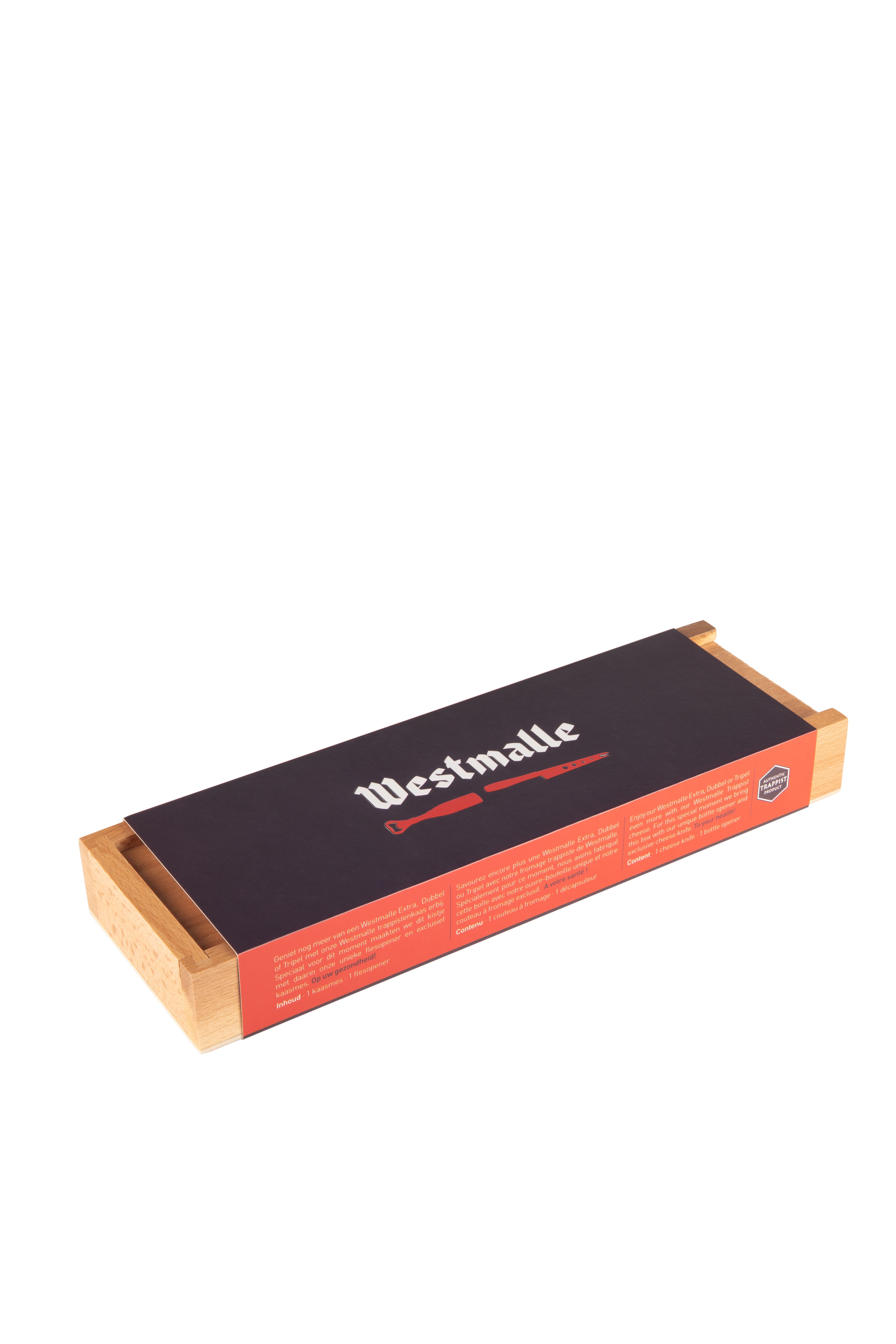 Westmalle dárková sada v dřevěné krabičce sýr