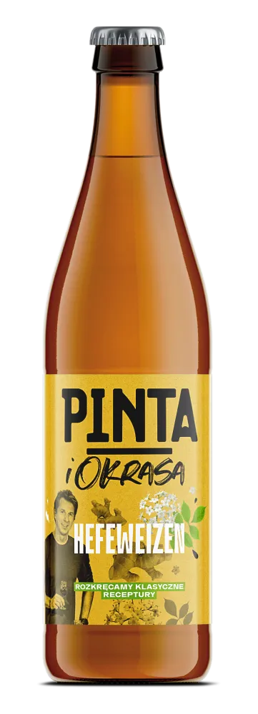 PINTA i Okrasa Hefeweizen pivo 500 ml pšeničné s bezem
