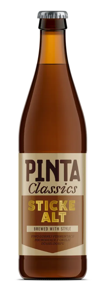 Browar Pinta Sticke Alt polotmavé pivo 500 ml sladové