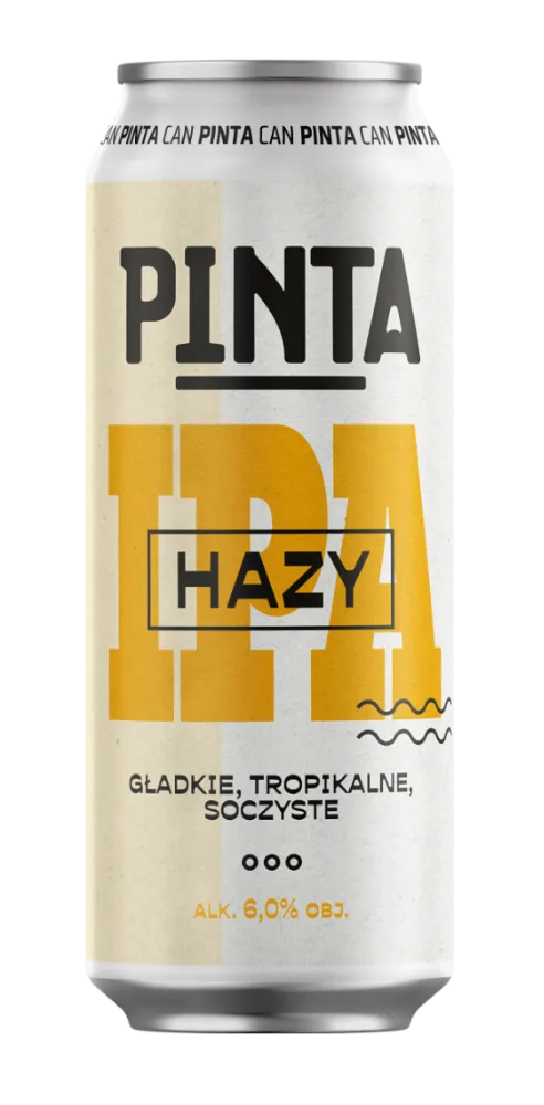 Browar PINTA Hazy IPA pivo Citra Nectaron 6,0%