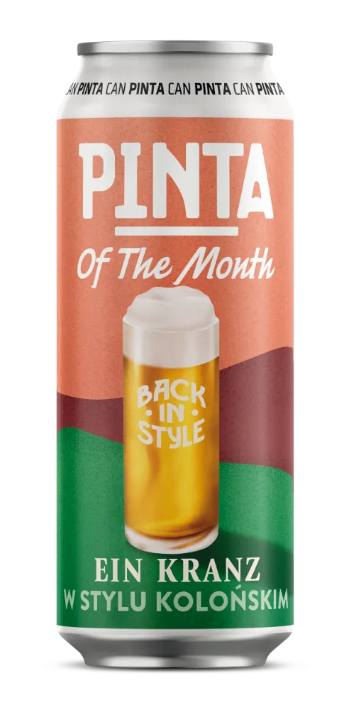 PINTA Ein Kranz Kölsch pivo plechovka světlé