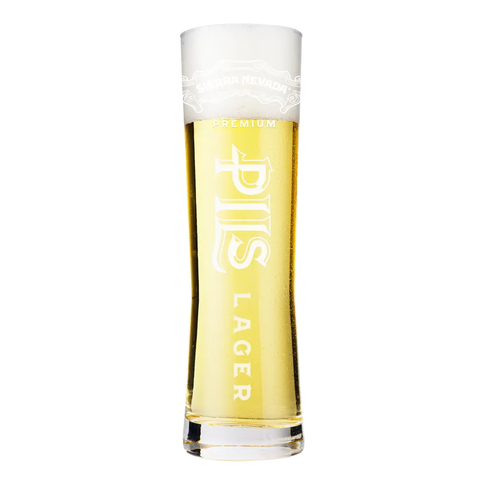 Sierra Nevada PILS sklenice na pivo na ležák
