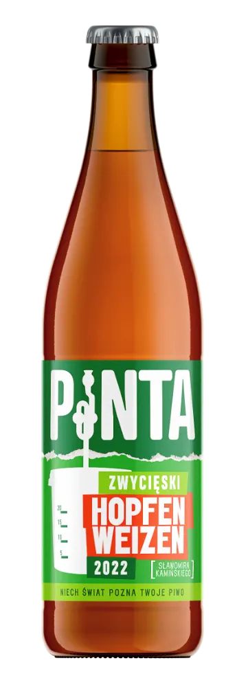 PINTA Zwycięski Hopfenweizen pšeničné pivo 500 ml banánové