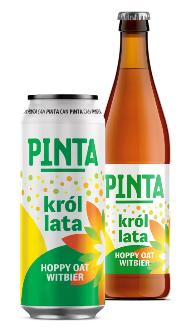Pinta Król Lata Hoppy Oat Witbier pivo 500 ml citrusové