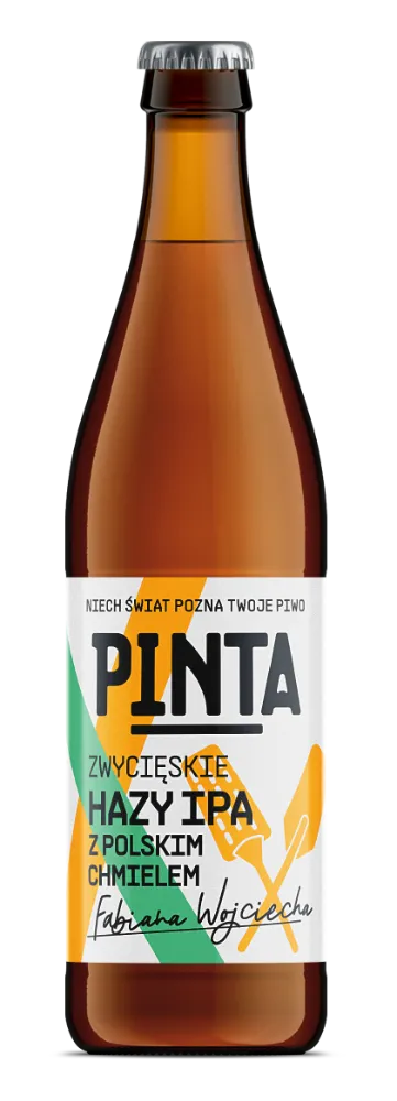PINTA Zwycięskie pivo Hazy IPA 500 ml polský chmel