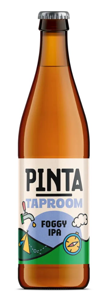 Browar PINTA Taproom Foggy IPA pivo 500 ml mlžné