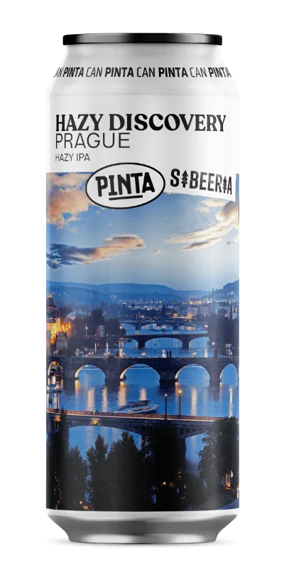 Pinta Hazy Discovery Prague Hazy IPA 500 ml citrusová