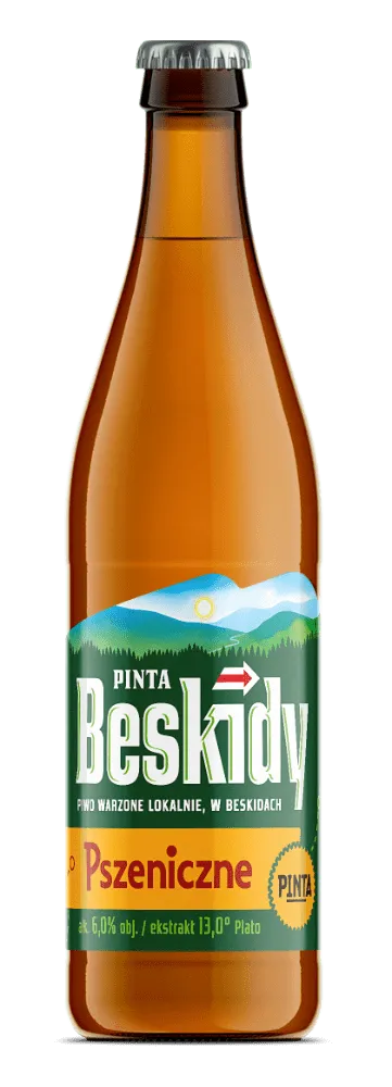 PINTA Beskidy Pszeniczne pšeničné pivo 6% banán