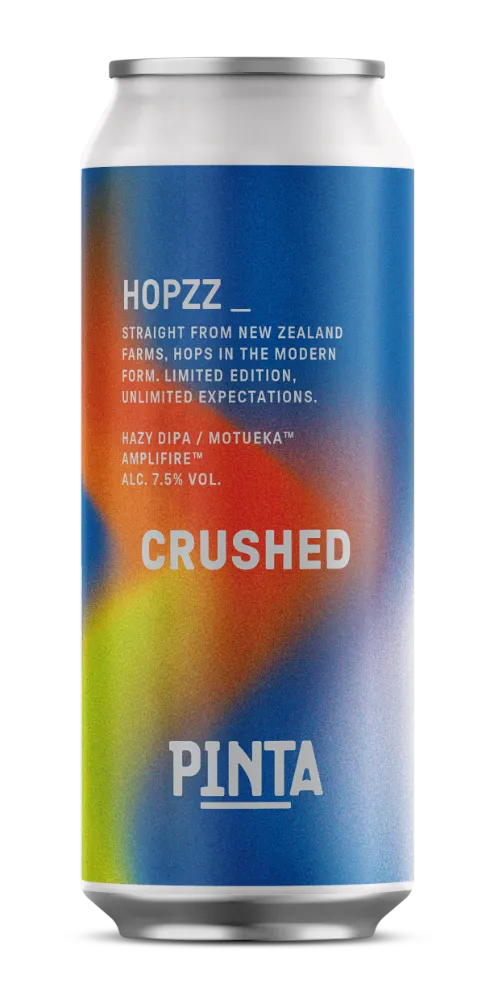 PINTA Hopzz Crushed Hazy Double IPA pivo 500 ml Motueka